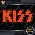Compatible Kiss Rock Band Outlined Name Musical Logo Vinyl Decals Stickers - Image 8