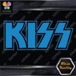 Compatible Kiss Rock Band Outlined Name Musical Logo Vinyl Decals Stickers - Image 10