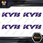 Compatible Kyb Shocks Struts Suspension Logo 4 MINI SIZE Decals Stickers Vinyl - Image 21