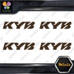 Compatible Kyb Shocks Struts Suspension Logo 4 MINI SIZE Decals Stickers Vinyl - Image 23