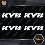 Compatible Kyb Shocks Struts Suspension Logo 4 MINI SIZE Decals Stickers Vinyl - Image 4