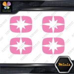 Compatible Polaris Snowmobile Emblem Pack of 4 MINI SIZE Decals Stickers Vinyl - Image 21