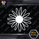 Daisy Hollow Multiple Petals Flower Simple Decorations Decals Stickers Vinyl
