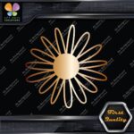 Daisy Hollow Multiple Petals Flower Simple Decorations Decals Stickers Vinyl - Image 20