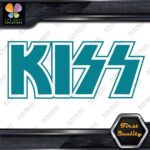 Compatible Kiss Rock Band Outlined Name Musical Logo Vinyl Decals Stickers - Image 28