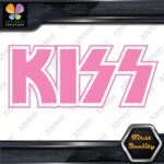 Compatible Kiss Rock Band Outlined Name Musical Logo Vinyl Decals Stickers - Image 29