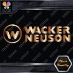 Compatible Wacker Neuson Loaders Construction Machinerie Vinyl Decals Stickers - Image 19