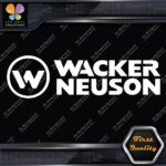 Compatible Wacker Neuson Loaders Construction Machinerie Vinyl Decals Stickers - Image 3