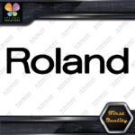 Compatible Roland Keyboard Piano Musical Logo Name Only Vinyl Decals Stickers - Image 3