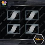 Compatible Sennheiser Audio Logo Only Pack of 4 MINI SIZE Decals Stickers Vinyl - Image 18