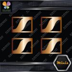 Compatible Sennheiser Audio Logo Only Pack of 4 MINI SIZE Decals Stickers Vinyl - Image 19