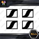 Compatible Sennheiser Audio Logo Only Pack of 4 MINI SIZE Decals Stickers Vinyl - Image 3