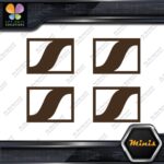 Compatible Sennheiser Audio Logo Only Pack of 4 MINI SIZE Decals Stickers Vinyl - Image 24