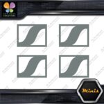 Compatible Sennheiser Audio Logo Only Pack of 4 MINI SIZE Decals Stickers Vinyl - Image 5