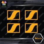 Compatible Sennheiser Audio Logo Only Pack of 4 MINI SIZE Decals Stickers Vinyl - Image 6