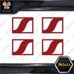 Compatible Sennheiser Audio Logo Only Pack of 4 MINI SIZE Decals Stickers Vinyl - Image 9