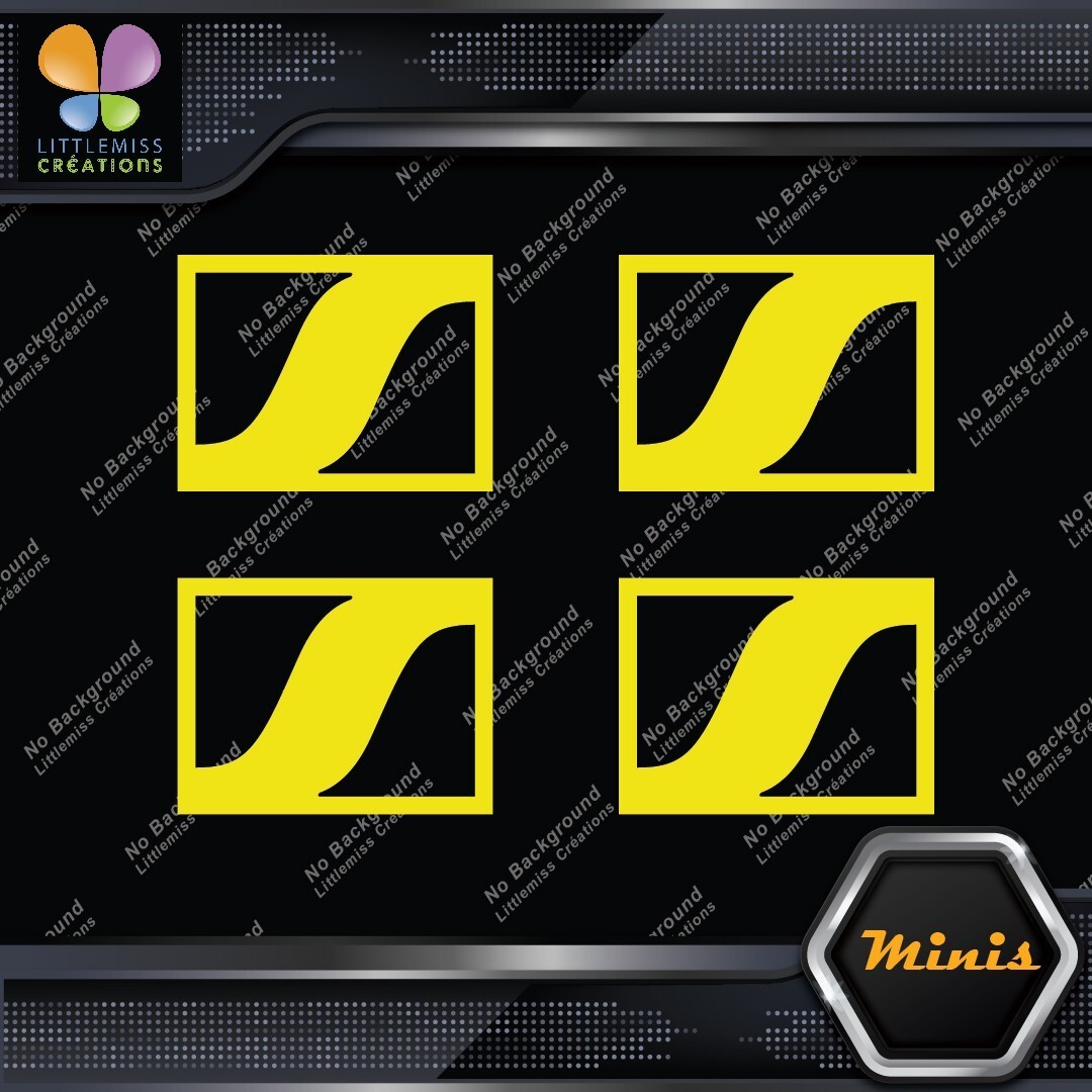 Compatible Sennheiser Audio Logo Only Pack Of 4 MINI SIZE Decals Stickers Vinyl 277191803128 Compatible Sennheiser Audio Logo Only Pack of 4 MINI SIZE Decals Stickers Vinyl - Image 1