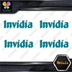 Invidia Exhaust Name Only Racing Logo Pack of 4 MINI SIZE Decals Stickers Vinyl - Image 14