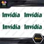 Invidia Exhaust Name Only Racing Logo Pack of 4 MINI SIZE Decals Stickers Vinyl - Image 17