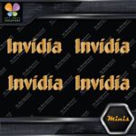 Invidia Exhaust Name Only Racing Logo Pack of 4 MINI SIZE Decals Stickers Vinyl - Image 18