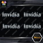 Invidia Exhaust Name Only Racing Logo Pack of 4 MINI SIZE Decals Stickers Vinyl - Image 19
