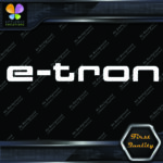 Compatible Audi E-Tron Name Logo Cars Tuning Racing JDM Vinyl Decals Stickers - Image 4