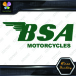 Compatible BSA Motorcycles Wings Bikes Logo Fuel Thank Vinyl Decals Stickers - Image 15