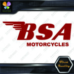 Compatible BSA Motorcycles Wings Bikes Logo Fuel Thank Vinyl Decals Stickers