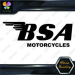 Compatible BSA Motorcycles Wings Bikes Logo Fuel Thank Vinyl Decals Stickers - Image 3