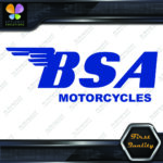 Compatible BSA Motorcycles Wings Bikes Logo Fuel Thank Vinyl Decals Stickers - Image 7