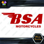 Compatible BSA Motorcycles Wings Bikes Logo Fuel Thank Vinyl Decals Stickers - Image 9