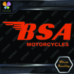 Compatible BSA Motorcycles Wings Bikes Logo Fuel Thank Vinyl Decals Stickers - Image 10