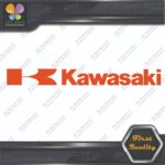 Compatible Kawasaki K Name Motorcycles Simple Logo Vinyl Decals Stickers - Image 11
