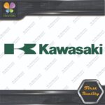Compatible Kawasaki K Name Motorcycles Simple Logo Vinyl Decals Stickers - Image 12