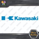 Compatible Kawasaki K Name Motorcycles Simple Logo Vinyl Decals Stickers - Image 14