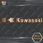 Compatible Kawasaki K Name Motorcycles Simple Logo Vinyl Decals Stickers - Image 19