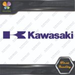 Compatible Kawasaki K Name Motorcycles Simple Logo Vinyl Decals Stickers - Image 23