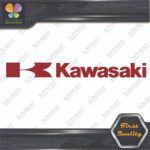 Compatible Kawasaki K Name Motorcycles Simple Logo Vinyl Decals Stickers - Image 4
