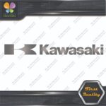 Compatible Kawasaki K Name Motorcycles Simple Logo Vinyl Decals Stickers - Image 25