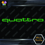 Compatible Audi Quattro Name Only Cars Tuning Racing JDM Vinyl Decals Stickers - Image 14