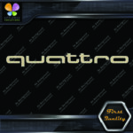 Compatible Audi Quattro Name Only Cars Tuning Racing JDM Vinyl Decals Stickers - Image 17