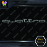 Compatible Audi Quattro Name Only Cars Tuning Racing JDM Vinyl Decals Stickers - Image 20