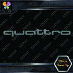 Compatible Audi Quattro Name Only Cars Tuning Racing JDM Vinyl Decals Stickers - Image 6