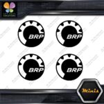 Compatible BRP Motorcycles Bombardier Pack of 4 MINI SIZE Decals Stickers Vinyl