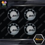 Compatible BRP Motorcycles Bombardier Pack of 4 MINI SIZE Decals Stickers Vinyl - Image 18