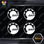 Compatible BRP Motorcycles Bombardier Pack of 4 MINI SIZE Decals Stickers Vinyl - Image 3