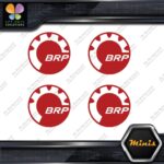 Compatible BRP Motorcycles Bombardier Pack of 4 MINI SIZE Decals Stickers Vinyl - Image 8