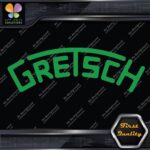 Compatible Gretsch Drums Snares Heads Arched Logo Music Vinyl Decals Stickers - Image 14