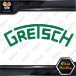 Compatible Gretsch Drums Snares Heads Arched Logo Music Vinyl Decals Stickers - Image 15