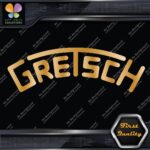 Compatible Gretsch Drums Snares Heads Arched Logo Music Vinyl Decals Stickers - Image 17